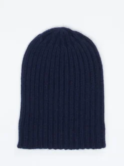 Herren HURRAY – Strickmütze aus Kaschmir Dunkel