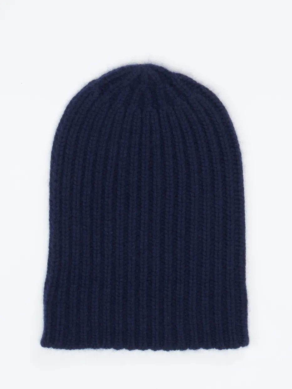 Herren HURRAY – Strickmütze aus Kaschmir Dunkel