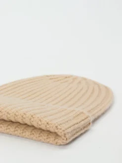 Herren HURRAY – Strickmütze aus Kaschmir in Beige