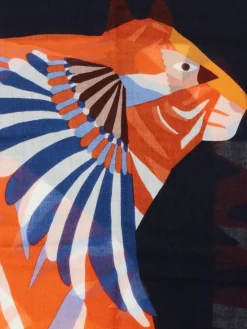 Damen Inouitoosh – Halstuch aus Wolle mit Grafikprint