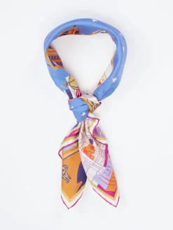 – Halstuch aus Seide mit Grafikprint*Inouitoosh