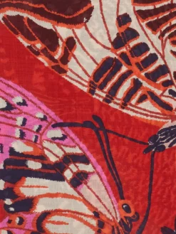 – Halstuch aus Wolle mit Schmetterlingsmotiv*Inouitoosh Outlet