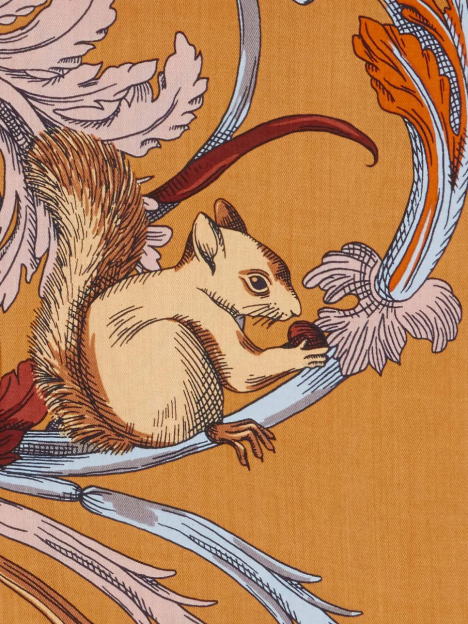 Damen Inouitoosh – Halstuch aus Seidengemisch mit Print