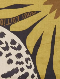 Damen Inouitoosh – Halstuch aus Seide und Modal mit Animalprint
