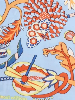 – Halstuch aus Baumwolle-Seide mit Print*Inouitoosh