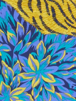 Damen Inouitoosh – Halstuch aus Baumwoll-Seide Dunkel