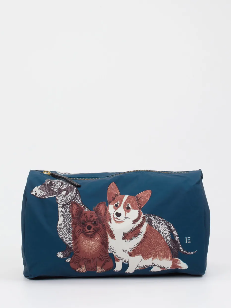 – Kosmetiktasche aus Synthetik mit Hundeprint*Inouitoosh Online