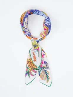 – Nickituch aus Baumwolle und Seide Weiß*Inouitoosh Outlet