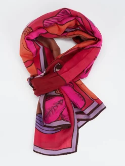 Damen Inouitoosh – Schal aus Wolle in Kirsch