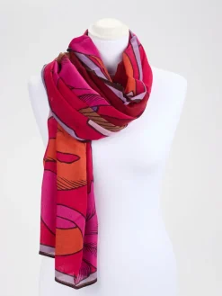 Damen Inouitoosh – Schal aus Wolle in Kirsch