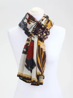 Damen Inouitoosh – Schal aus Wolle mit Schmetterlingsmotiv