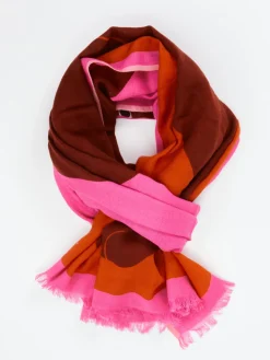 Damen Inouitoosh – Schal aus Woll-Kaschmir-Mix in Pink