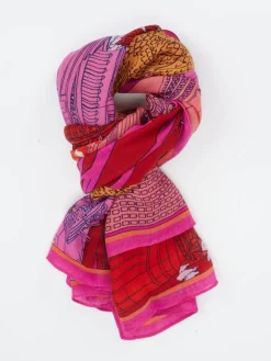 Damen Inouitoosh – Schal aus Wolle mit Print in color