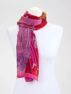 Damen Inouitoosh – Schal aus Wolle mit Print in color