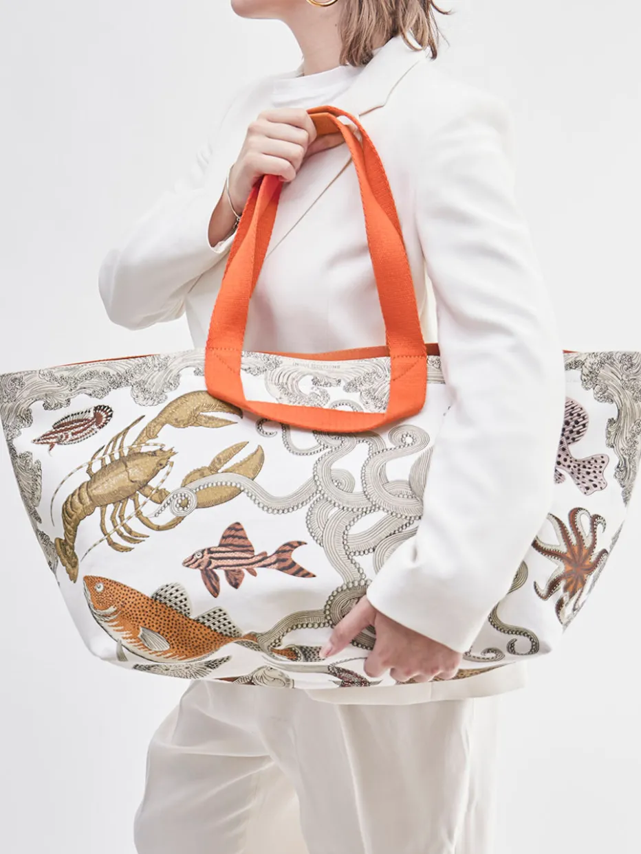 – Shopper aus Baumwolle mit Meeresmotiv*Inouitoosh Online