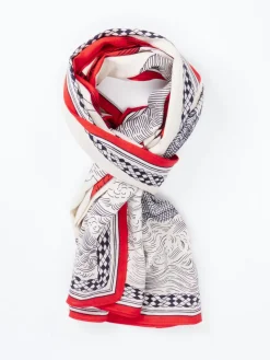 – Tuch aus Baumwolle und Seide Beige*Inouitoosh Online