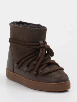 – Stiefeletten aus Veloursleder Dunkel*Inuikii Outlet