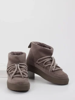 – Stiefeletten aus Veloursleder taupe*Inuikii Outlet