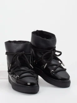 Damen Inuikii – Stiefeletten aus Kalbleder und Lackleder