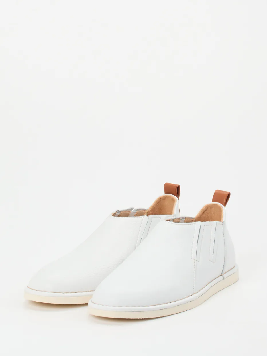 – Slip-On Sneaker aus Kalbleder Off-White*Joe Online