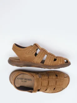 – Fischersandalen aus Fettleder cognac*Josef Seibel Sale