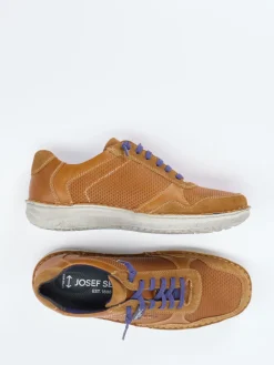 Herren Josef Seibel – Freizeitsneaker aus geprägtem Leder