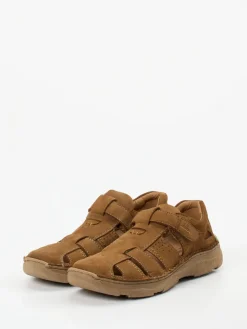 – Herrensandale aus Nubukleder cognac*Josef Seibel