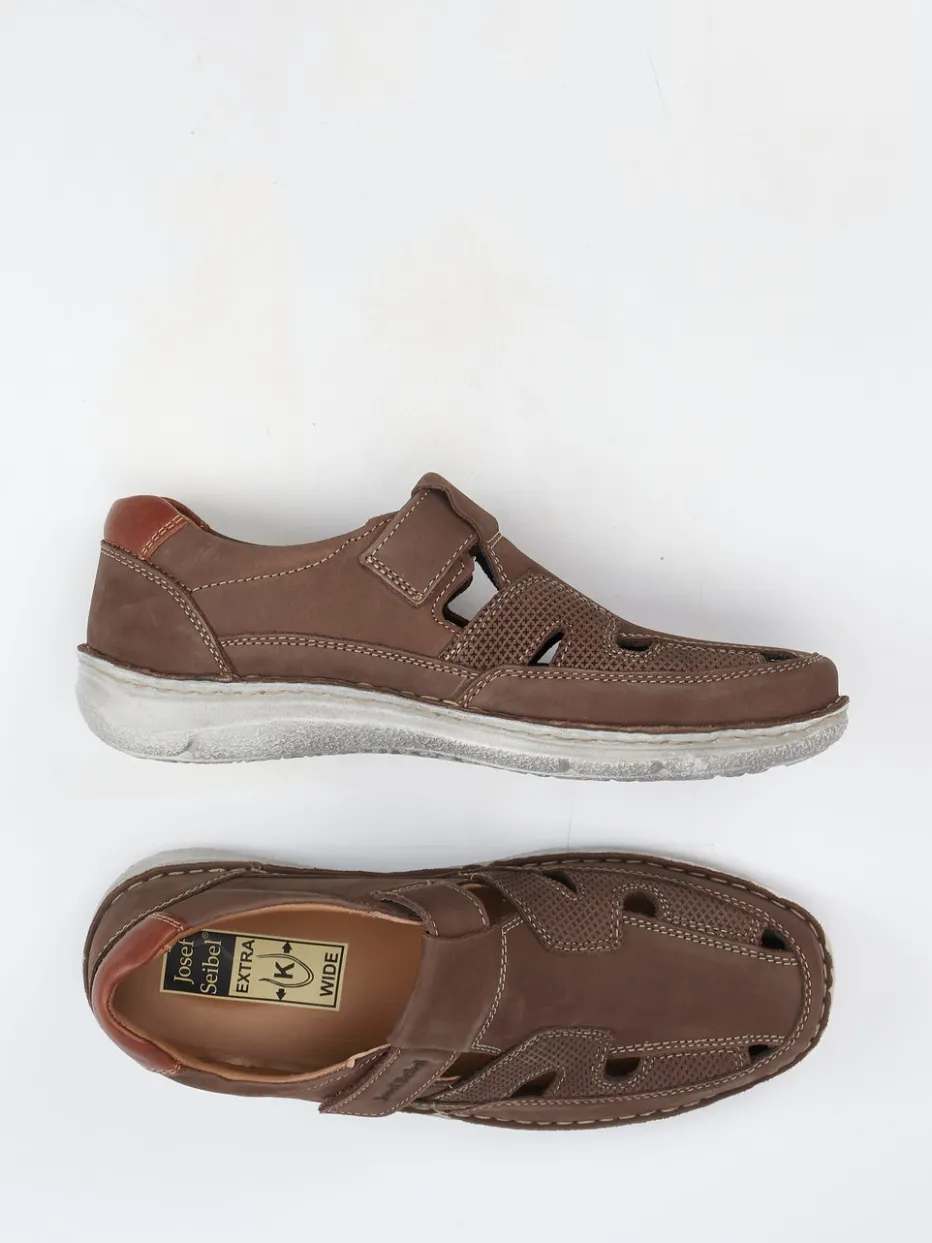 Herren Josef Seibel – Klettslipper aus Nubukleder