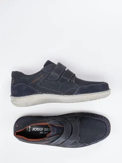 Herren Josef Seibel – Klettslipper aus Nubukleder Dunkel