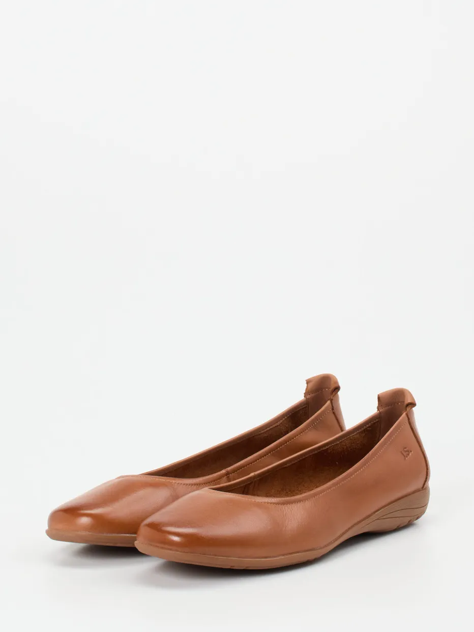 – Komfort-Ballerinas aus Kalbleder Cognac*Josef Seibel Discount