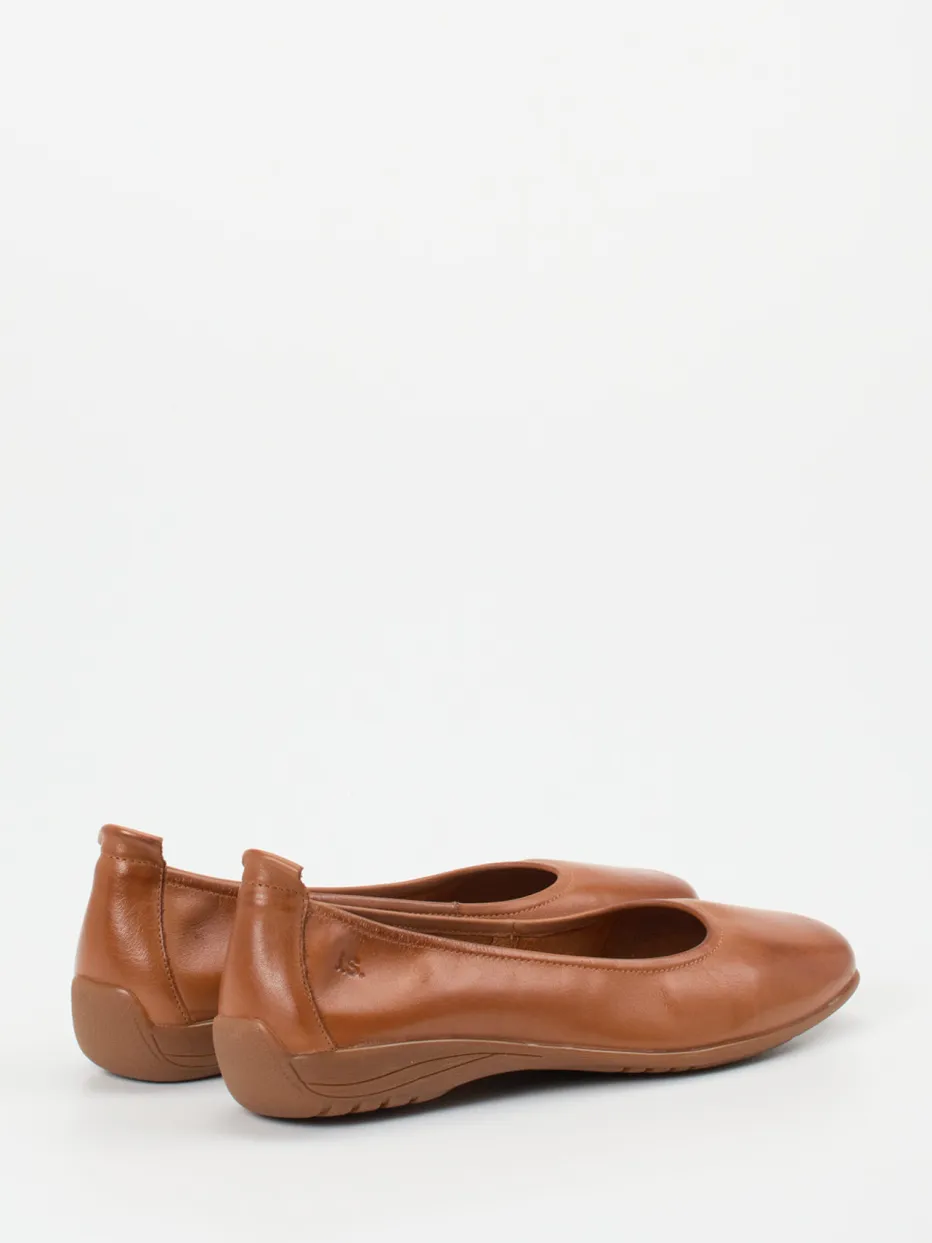 – Komfort-Ballerinas aus Kalbleder Cognac*Josef Seibel Discount