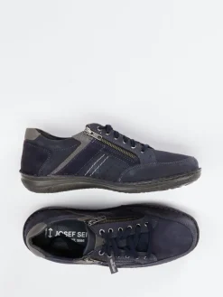 Herren Josef Seibel – Komfort-Schnürschuh aus Nubukleder