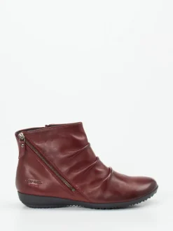 Damen Josef Seibel – Komfort-Stiefelette aus Glattleder bordeaux
