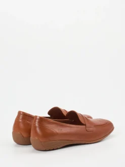 Damen Josef Seibel – Loafer aus Kalbleder cognac