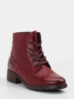 – Schnürboots aus Kalbleder bordeaux*Josef Seibel New