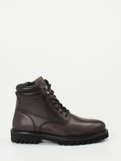 Herren Josef Seibel – Schnürboots aus Kalbleder dunkelbraun