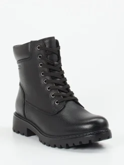 Damen Josef Seibel – Schnürboots aus genarbtem Leder