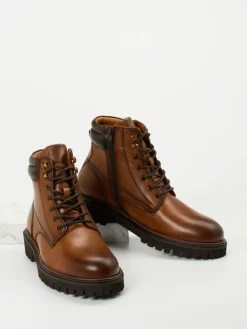 – Schnürboots aus Kalbleder cognac*Josef Seibel Hot