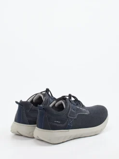 Herren Josef Seibel – Schnürschuh aus Mesh und Veloursleder