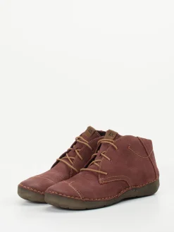 Damen Josef Seibel – Schnürschuhe aus Nubukleder rostbraun