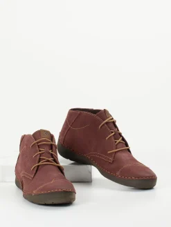 Damen Josef Seibel – Schnürschuhe aus Nubukleder rostbraun