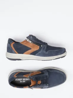 Herren Josef Seibel – Schnürsneaker aus Nubukleder Dunkel