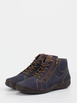 Damen Josef Seibel – Schnürstiefelette aus Nubukleder