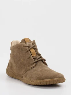 – Schnürstiefelette aus Veloursleder taupe*Josef Seibel Best