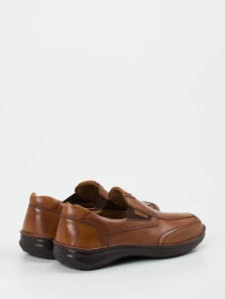 Herren Josef Seibel – Slip-On aus Kalbleder cognacfarben