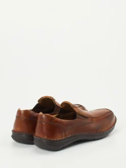 Herren Josef Seibel – Slipper aus Kalbleder cognac