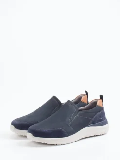 Herren Josef Seibel – Slipper aus Nubukleder Dunkel