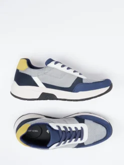 – Sneaker aus Veloursleder und Mesh*Josef Seibel