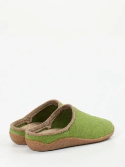 Damen Josef Seibel Relax – Filzpantoffeln aus Wollfilz moos