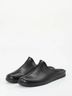 Herren Josef Seibel Relax – Leder-Pantolette aus Kalbleder